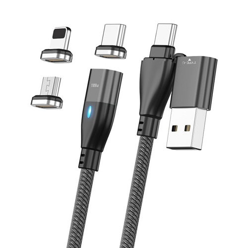 예스대현 코끼리리빙 Q1DA-0102 6in1 마그네틱 멀티 충전 케이블