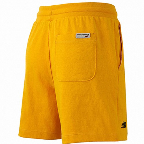 뉴발란스 여성 클래식 어센틱 반바지 (NBNV82L712, 옐로우)_이미지