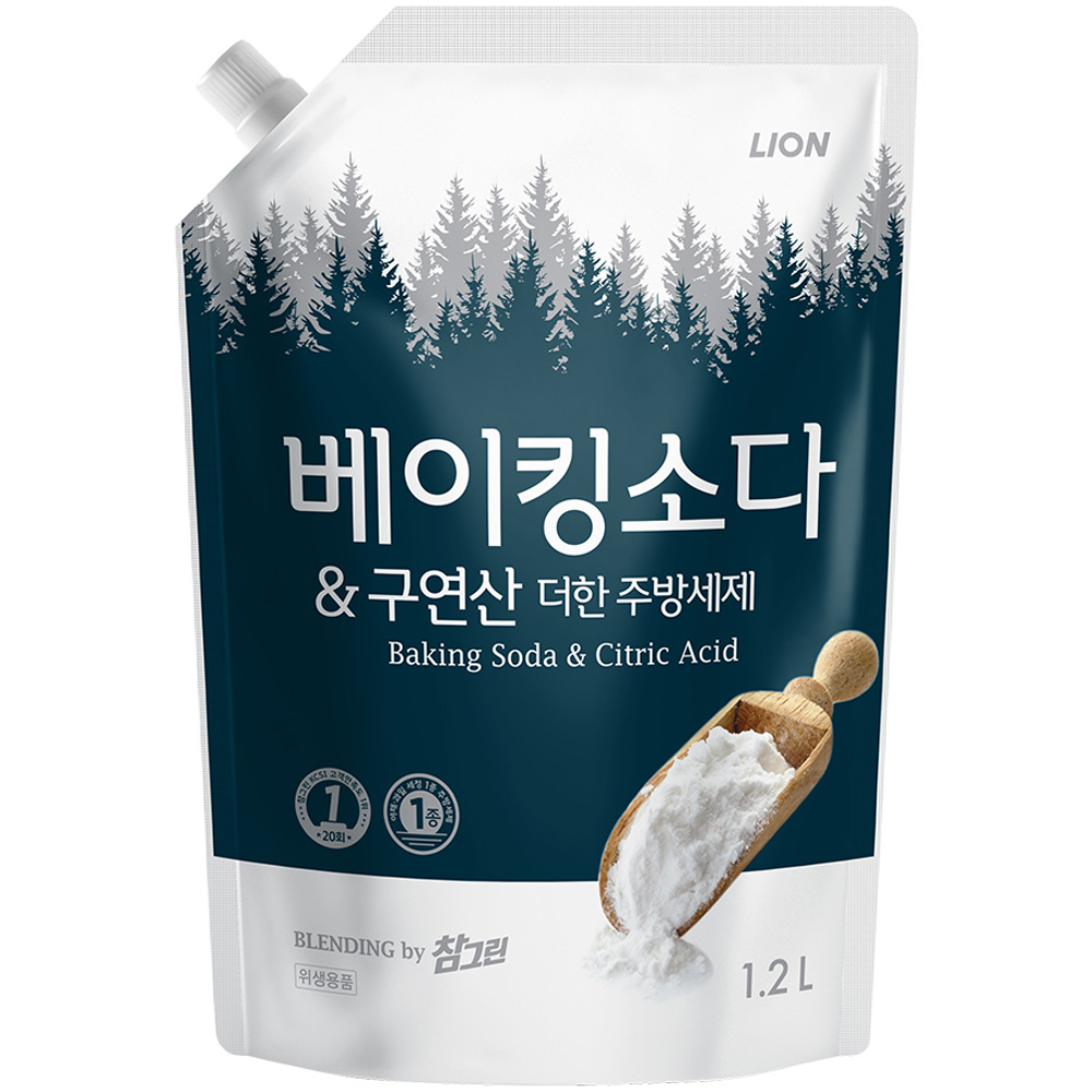 참그린 베이킹소다 구연산 리필 1.2L