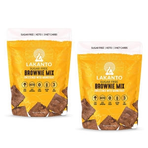 라칸토 Lakanto 케토 무설탕 브라우니 믹스 275g 2팩