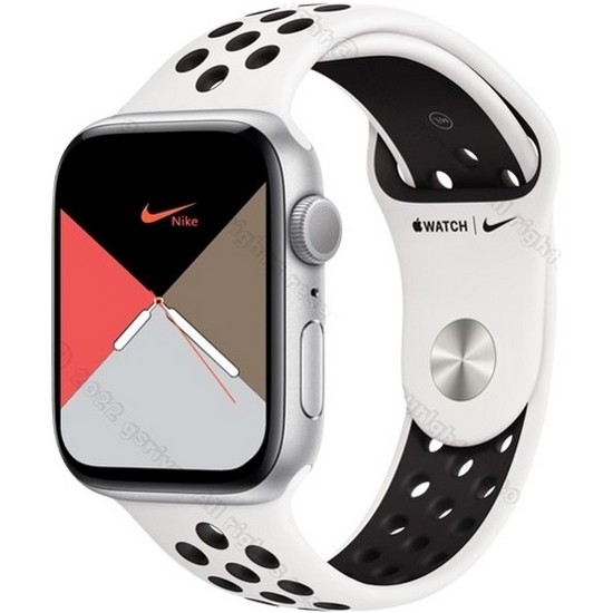 APPLE 워치 SE 2세대 44mm 실버 알루미늄 (나이키 스포츠밴드)