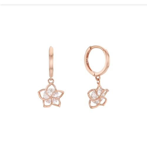 미니골드 14K 스핀플라워 귀걸이_ETRM4349