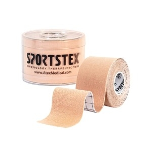 스포츠텍스 A-250 베이지 5cm x 5m 근육 테이프 어깨 허리 무릎 발목 손목 손가락 스포츠 테이핑
