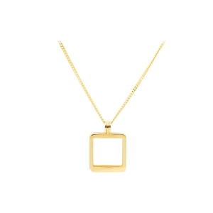 18k 베젤 목걸이 (스퀘어골드바 3.75g전용)