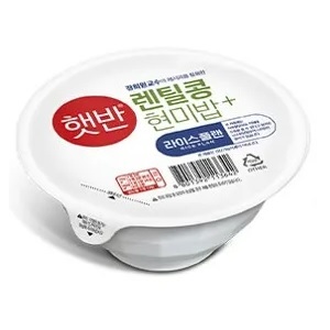 CJ제일제당 햇반 라이스플랜 렌틸콩 현미밥 190g (8개)_이미지