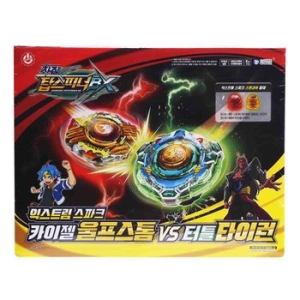 초이락컨텐츠팩토리 차징탑스피너BX 익스트림 스파크 카이젤 울프스톰 VS 터틀 타이런