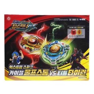 초이락컨텐츠팩토리 차징탑스피너BX 익스트림 스파크 카이젤 울프스톰 VS 터틀 타이런