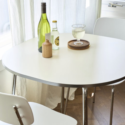 스칸디아 노먼 라운드 스퀘어 식탁 800 (의자별도)_이미지