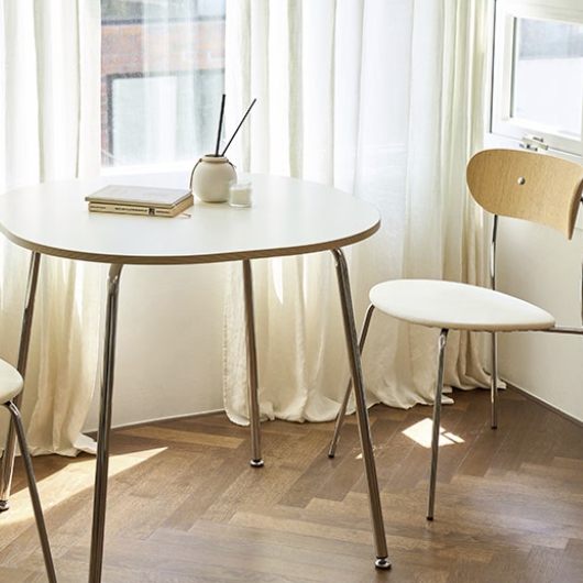 스칸디아 노먼 라운드 스퀘어 식탁 800 (의자별도)_이미지