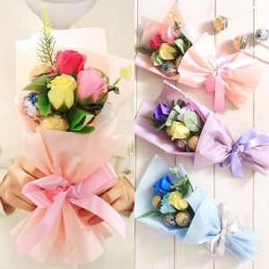 로쉐 초콜릿 꽃다발 남친 여친 선물 발렌타인 화이트 데이