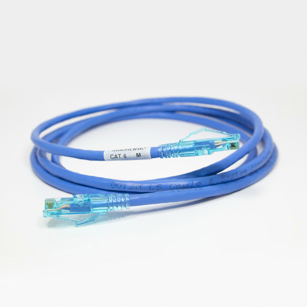 마하링크 CAT.6 UTP EZ 플러그 랜케이블 블루 (MLZ-LS010EB, 10m)_이미지