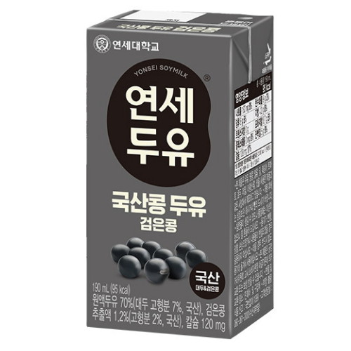 연세유업 우리콩두유 검은콩 190ml이미지입니다. 누르면 해당 게시물로 새창이동합니다.