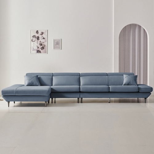 솔트 르엘 카우치 천연통가죽 소파 6인용