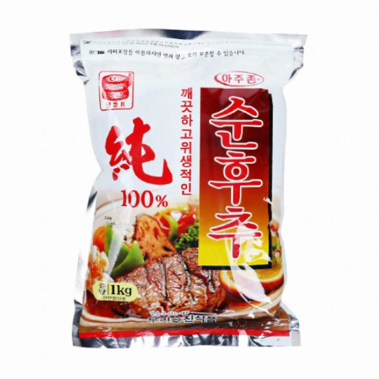 맷돌표 아주존 순후추 1kg이미지입니다. 누르면 해당 게시물로 새창이동합니다.