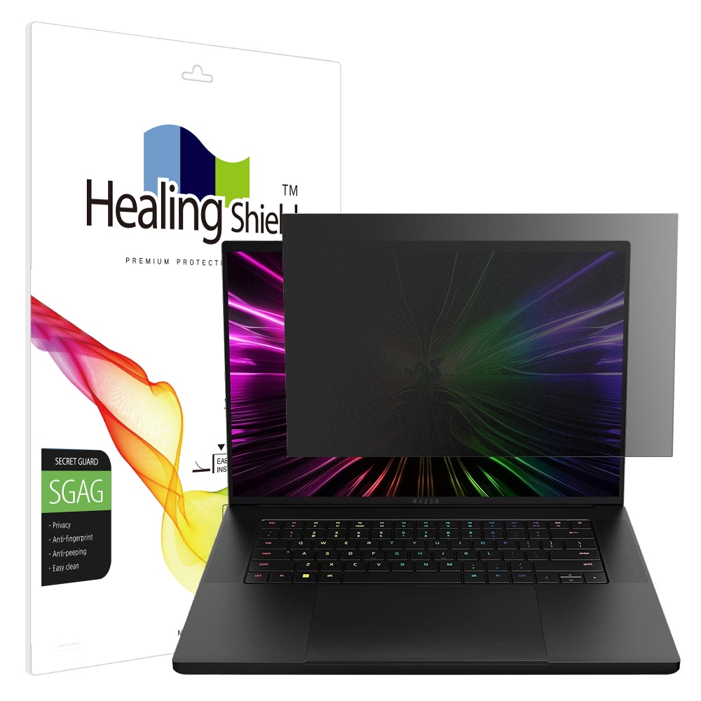 폰트리 힐링쉴드 Razer Blade 14 2024 프라이버시 저반사 사생활 보호필름_이미지