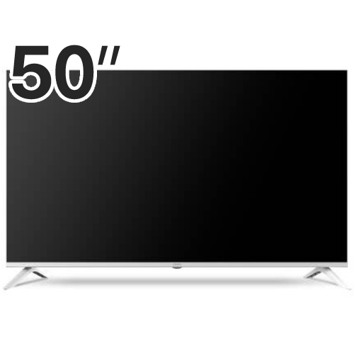 더함 우버 AMG 리얼 화이트 스마트 50 QLED 120HZ 돌비 AI 구글 5.0 (스탠드)_이미지