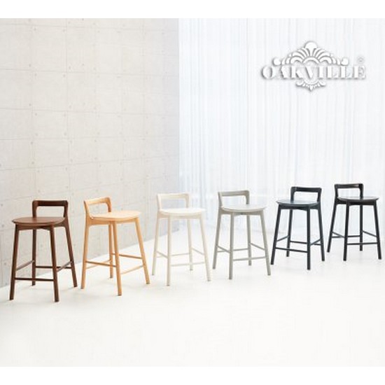 오크빌 젠 원목 홈바의자_이미지