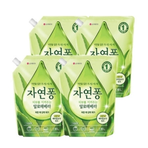 자연퐁 2X 알로에베라 리필 1.18L (4개)_이미지