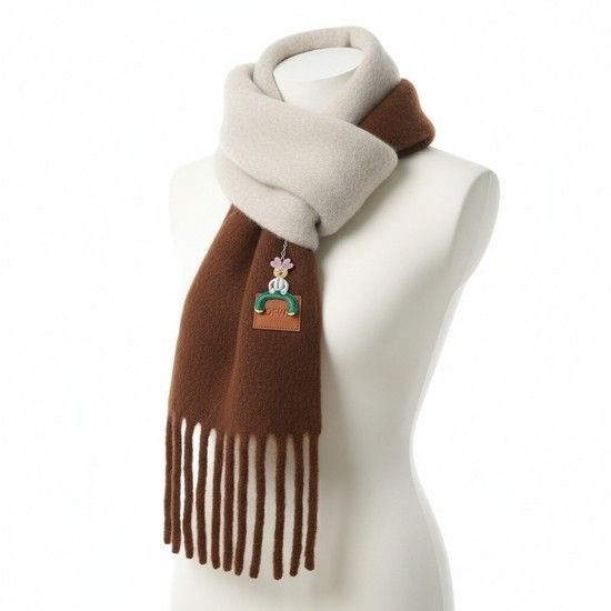 SCARF IN A AMP WOOL BLEND FSA7SS1W01 1225 알파카 AMP 울 혼방 스카프