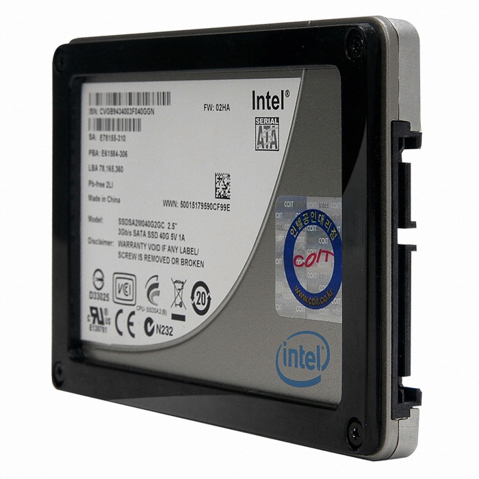 인텔 X25-V SATA SSD (40GB, 정품)