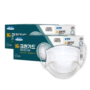 유한킴벌리 크린가드 크린 마스크 44273 (100매)_이미지