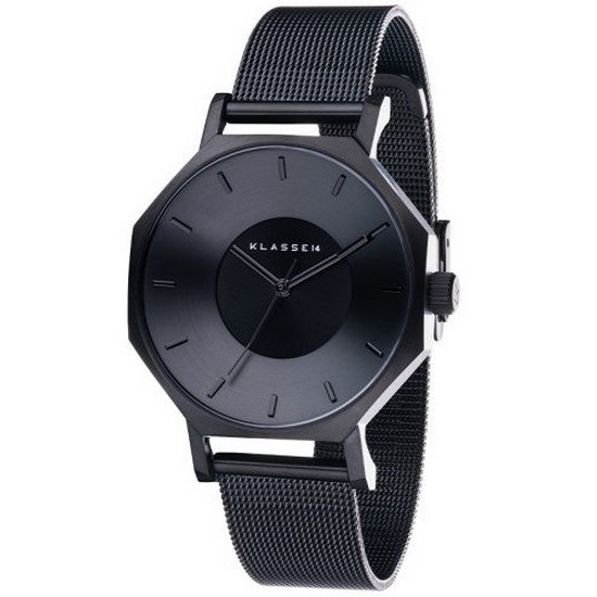  클라쎄14 옥토 다크 블랙 메탈 손목시계 36mm WOK20BK001W