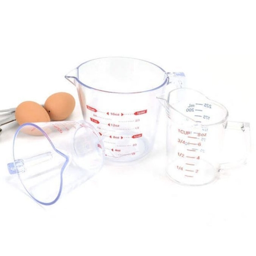 폴리 계량컵 눈금 비이커컵 요리 용량컵 계량컵 500ml_이미지