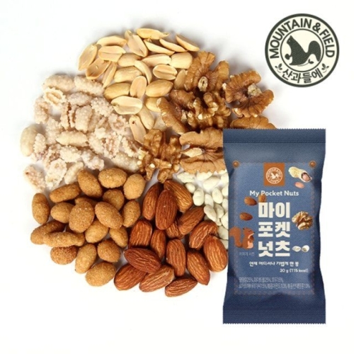 산과들에 마이포켓넛츠 20g (60개)_이미지