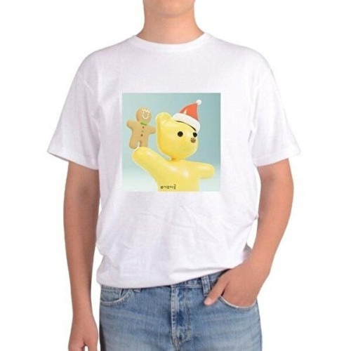 셀러허브 패션 JHQRNHKP_4B 오트밀 가보자곰 산타지팡이곰 산타선물곰_이미지