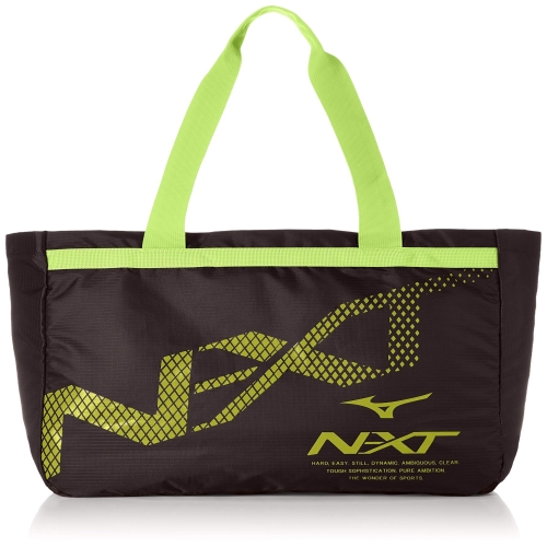 포켓터블 토트 백 대용량 경량 에코 백 컴팩트 폴딩 33JM0442 블랙라임