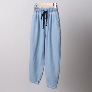 나야홍 빅사이즈청바지 D228L508 밴딩배기보이핏팬츠 LO