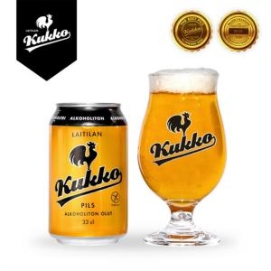 Laitilan Wirvoitusjuomatehdas 꾸꼬 논알콜 저칼로리 맥주 PILS 330ml (4개)_이미지