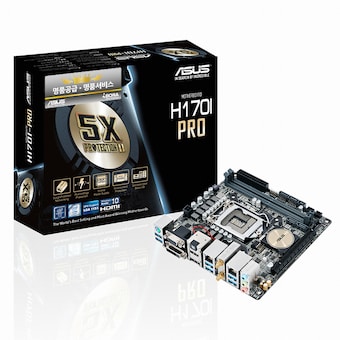 ASUS H170I-PRO + M.2 SSD 256GB 아이보라
