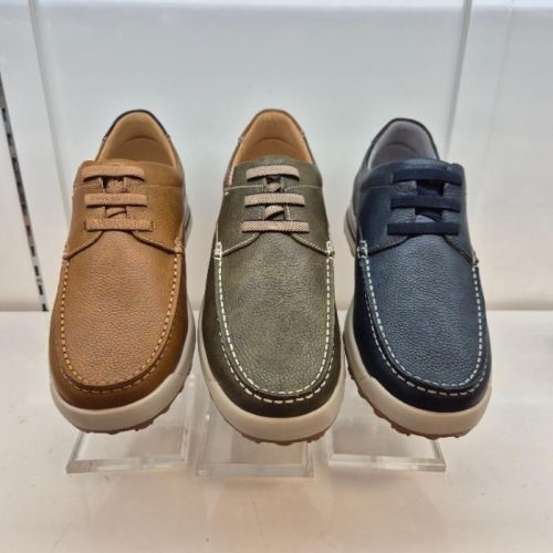 엘칸토 HC11 소가죽 남성화 초경량 세미케주얼 보트화 E2N5U51P3K S42513900