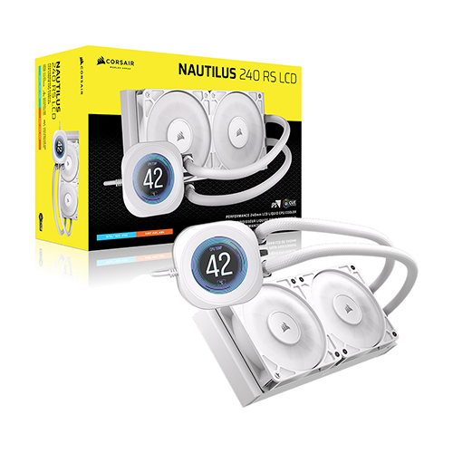 CORSAIR NAUTILUS 240 RS LCD (화이트)_이미지