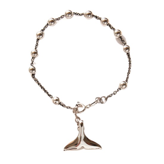 제이로렌 행운의 고래꼬리 실버볼팔찌 B0888