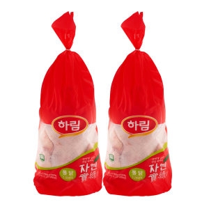 하림 자연실록 냉장 백숙용 생닭 1.05kg (2개)_이미지