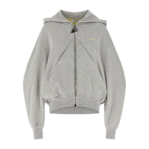 아티코 로고 자수 더블 플리스 후드 집업 260WCF00015 841