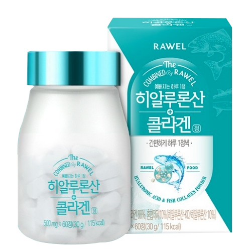 한국생활건강 로엘 히알루론산 콜라겐정 60정 (4개)_이미지