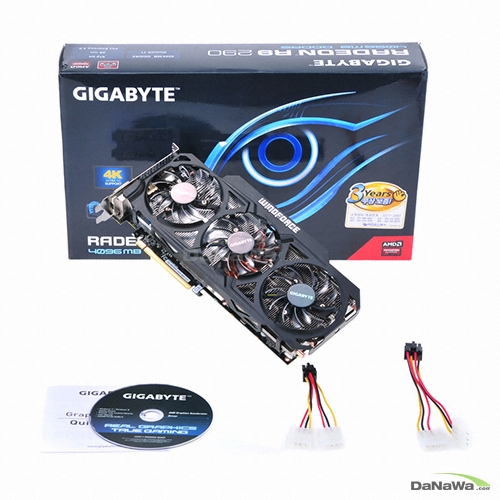 GIGABYTE 라데온 R9 290 UDV D5 4GB WINDFORCE METAL_이미지
