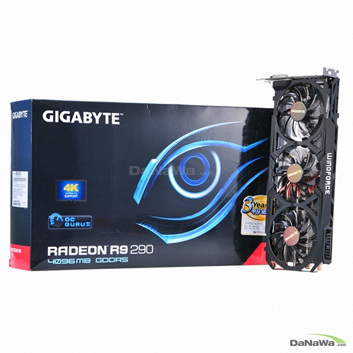 GIGABYTE 라데온 R9 290 UDV D5 4GB WINDFORCE METAL_이미지