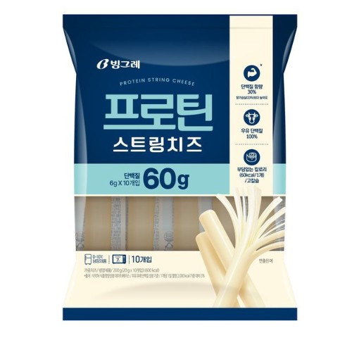 프로틴 스트링치즈 10개입 200g