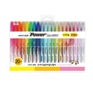자바펜 파워라인 형광펜 세트 (20색)_이미지