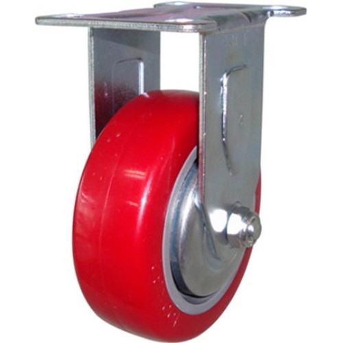 우레탄 고정식 중량 바퀴 4인치