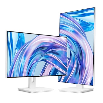 래안텍 아트파인 AQ2795LG <b>나노</b><b>iPS</b> BLACK 4면제로 QHD USB-C 화이트 멀티스탠드 무결점