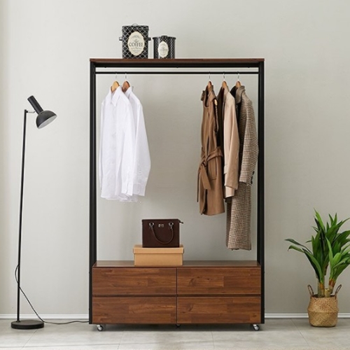 히트가구 그로미 2단 서랍행거