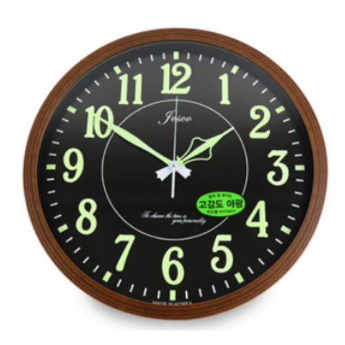 제스코 제스코 무소음 야광벽시계 J380 국산 집들이선물