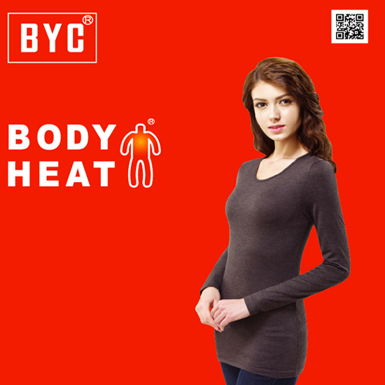 BYC 보디히트 U넥 긴팔티 BYL4954 (1매)_이미지