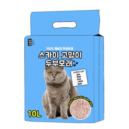씨엔앨라이프 스카이 두부모래 오리지널 10L (5개)