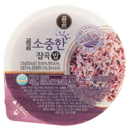 쿠팡 곰곰 소중한 잡곡밥 210g (36개)
